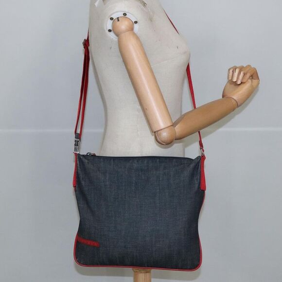 Prada Sports Navy Canvas Shoulder Bag (Pre-Owned) - Picture 11 of 16